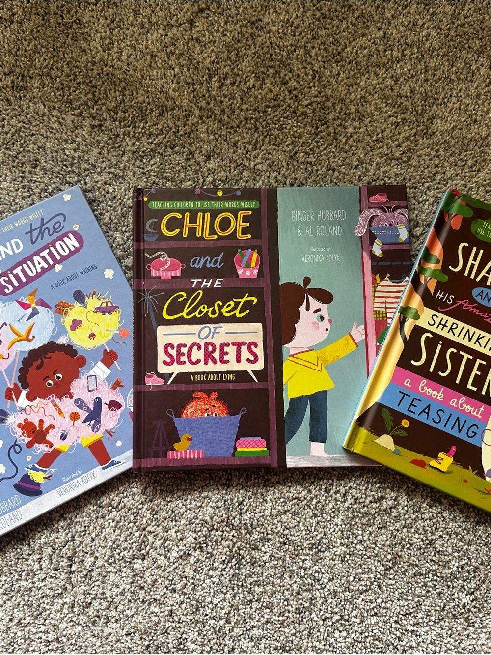 Ginger Hubbard "Teaching Children to Use Their Words Wisely" 3-Book Set